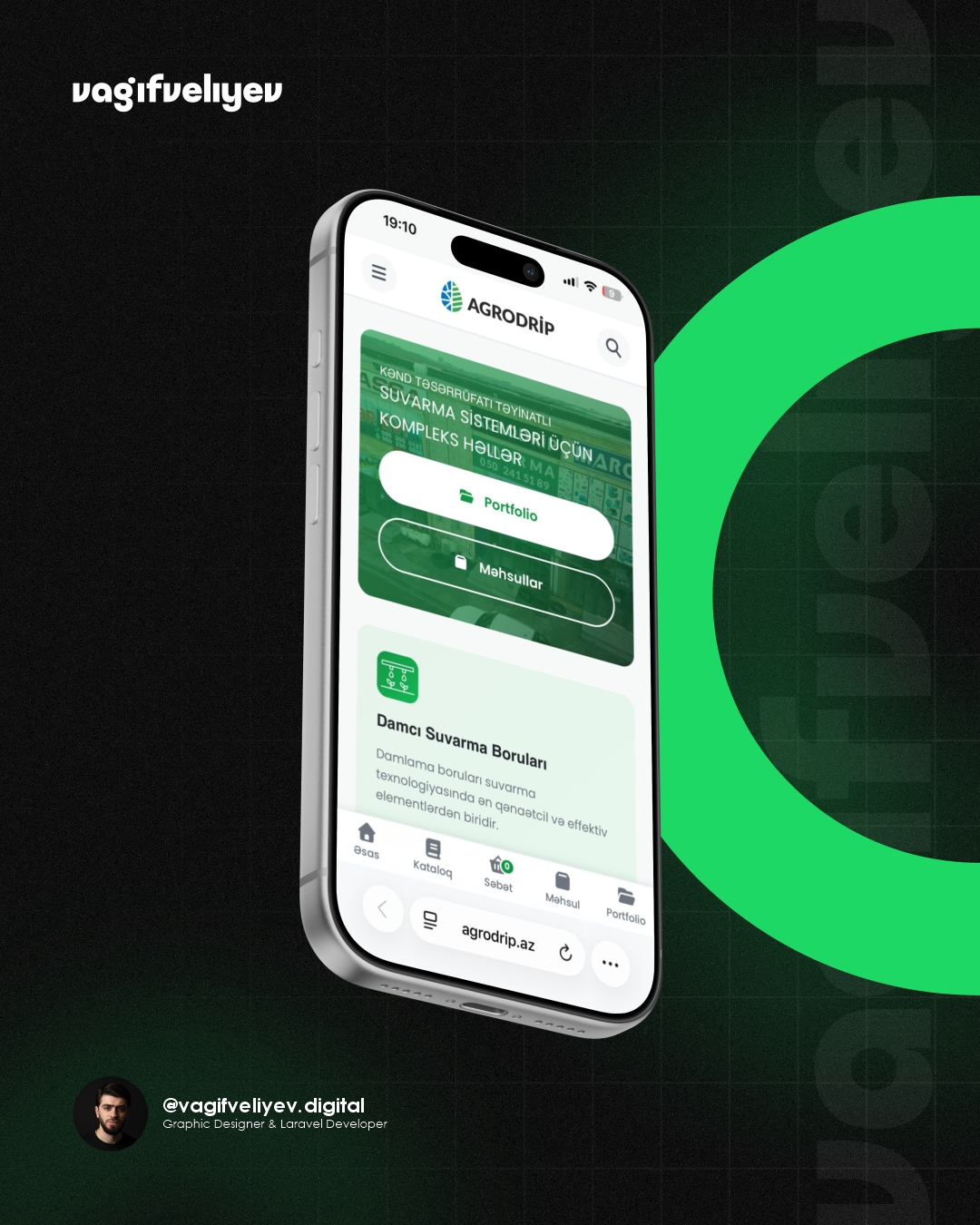 Agrodrip.az üçün veb sayt